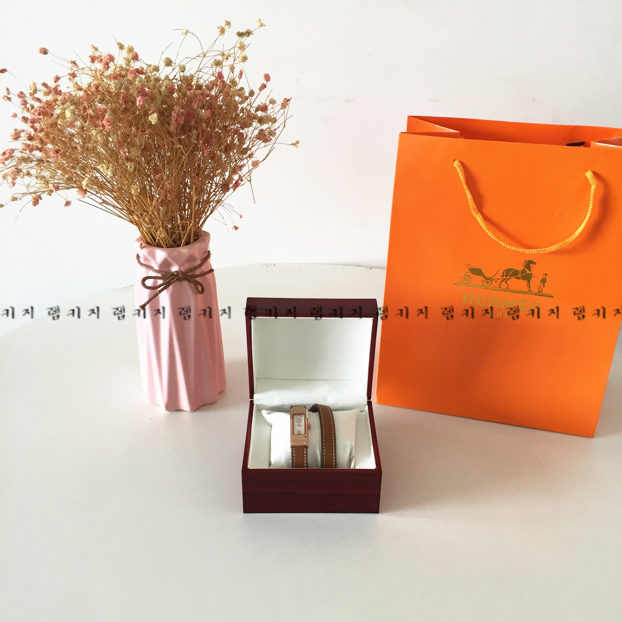 에르메스 켈리 2 투스트랩 가죽시계 여성용